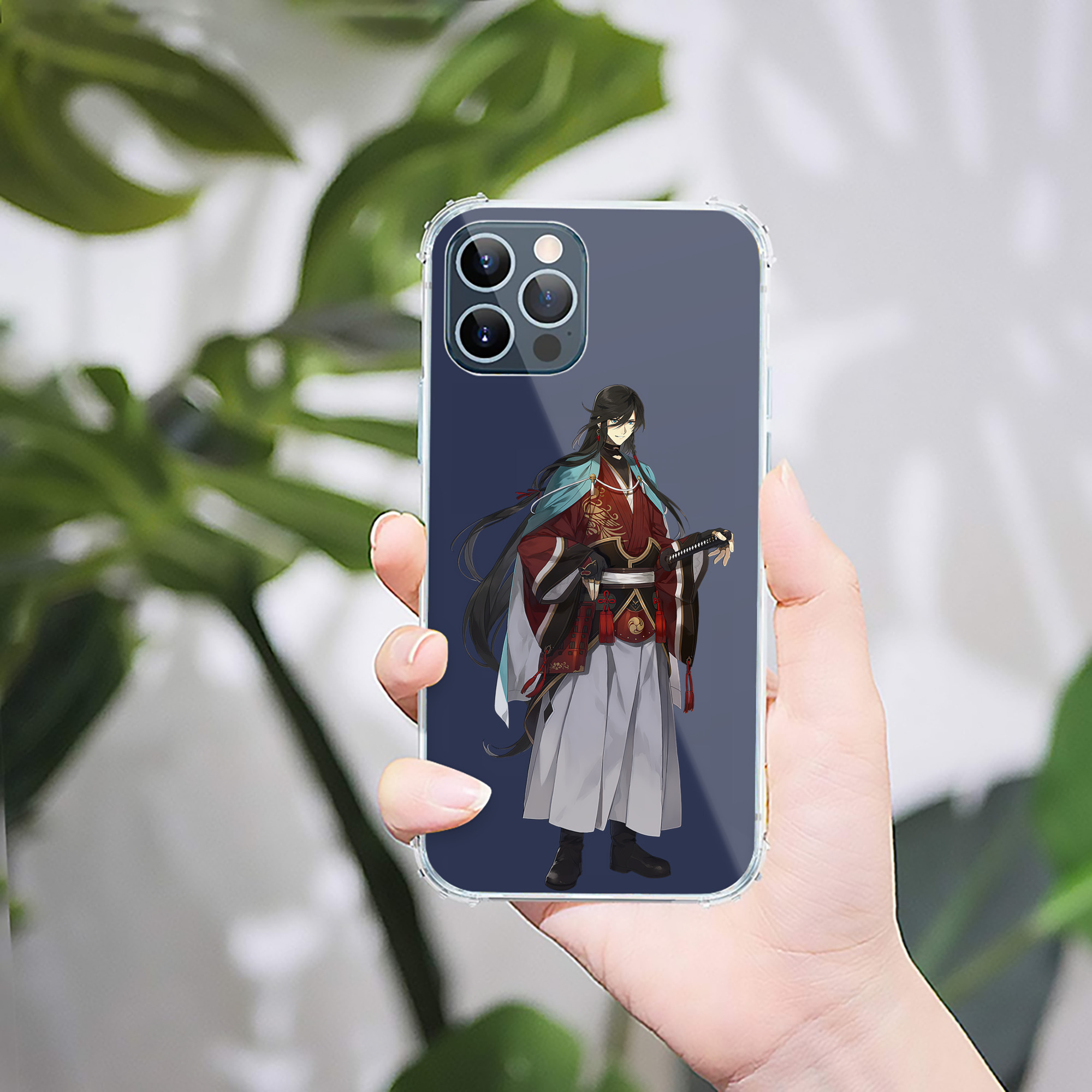 （画像用） 刀剣乱舞 Touken Ranbu 【iPhone 12シリーズ対応】透明スマホケース（クリアソフトケース）